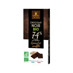 Tablette de chocolat à l'épeautre soufflé BIO - 100 g