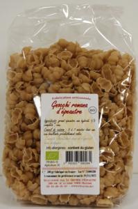 Gnocchi d'épeautre bio sans oeufs - 500 gr (poids net)