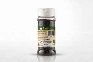 Pavot BIO - GRAINES - 60 g - POT distributeur