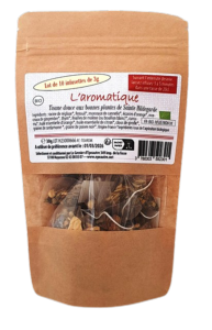 Tisane l'Aromatique bio lot de 10 infusettes de 3g (tisane douce)