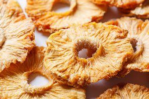 Ananas séchés BIO (rondelles morceaux) - 100 g