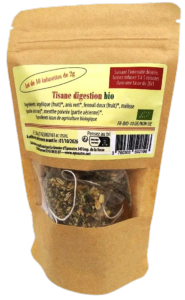 Tisane Digestion bio - lot de 10 infusettes de 2g