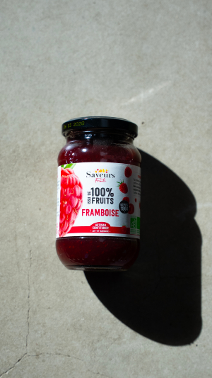 Purée Framboise BIO - 100 % issu de fruits - 310 g - Naturgie
