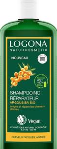 Shampooing réparateur Argousier (cheveux abîmés) - Logona - 250ml