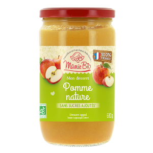 Purée de pommes MAXI FORMAT  bio - 680 g MAMIE BIO