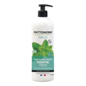SHAMPOOING-DOUCHE MENTHE fraiche - 750 ml - Phytonorm