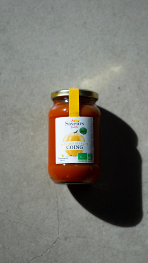 Purée Coing BIO - 100 % issu de fruits - 310 g - Naturgie