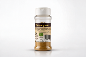 Curry du grenier BIO - POUDRE - 40 g - POT distributeur