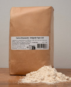 Farine d'épeautre "intégrale" Type 150 - 01 kg Hertzka