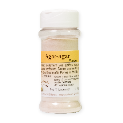 Agar agar en poudre BIO - pot distributeur 60g