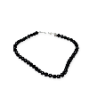 Onyx - collier  45cm boules 6/8 mm