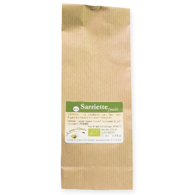 Sariette Bio en poudre - sachet - poids net 100g