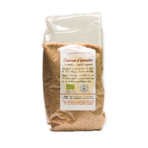 CARTON 12 Couscous (semoule moyenne) d'épeautre BIO - 1/2 Complet - 6 kg