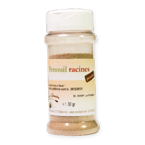 Fenouil Racine BIO - POUDRE - 30 g - POT distributeur