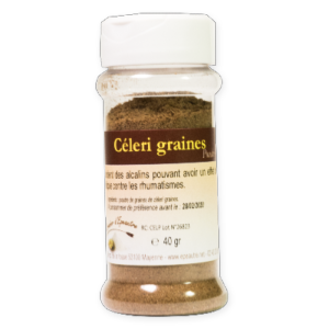 Céleri graine - POUDRE - 40 g - POT distributeur