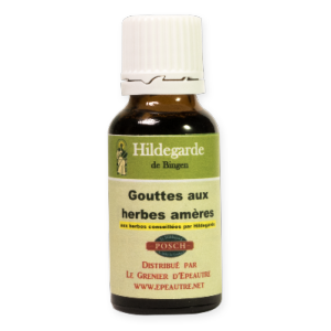 Gouttes aux herbes amères Hildegarde - 20ml