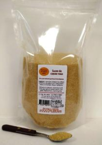 Sucre ROUX - 1 kg - SACHET
