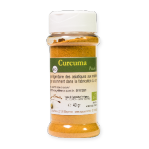 Curcuma BIO - POUDRE - 40 g - POT distributeur
