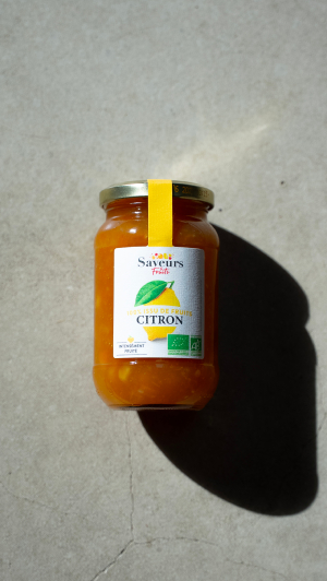 Purée Citron Jaune BIO - 100 % issu de fruits - 310 g - Naturgie