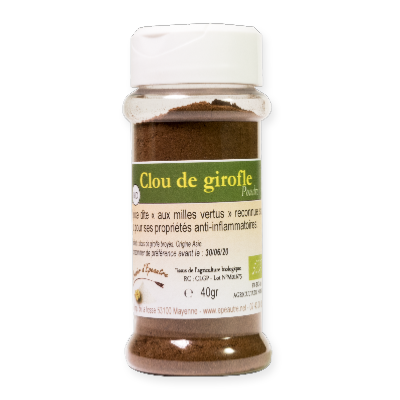 Clou de Girofle poudre Bio - pot distributeur de 40g