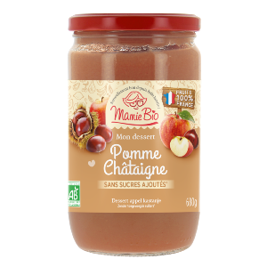 Purée de Pommes châtaignes bio 680g Mamie Bio 