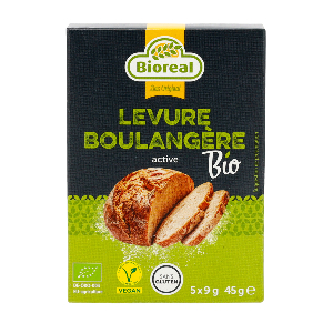 LOT de 5 Levures BIO (9g par sachet) - Bioreal DDM 0326
