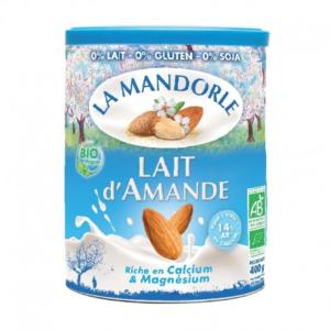 La Mandorle Lait végétal d'amande original BIO en poudre instantanée - 400g net