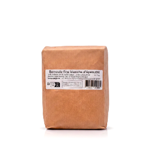 Semoule fine BLANCHE d'épeautre - 1 kg