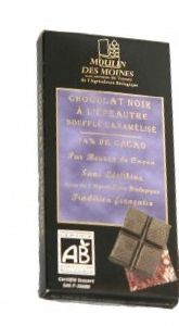 Tablette de chocolat Bio à l'épeautre soufflé