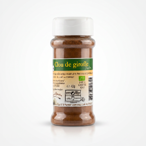 Clou de Girofle BIO - POUDRE - 40 g - POT distributeur