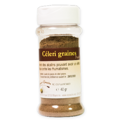 Celeri graine poudre - pot distributeur de 40g