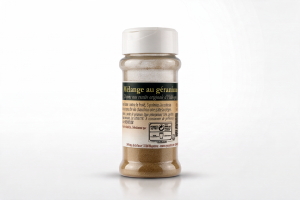 Mélange au Géranium (pélargonium, pyrèthre, muscade) - 30 g - POT distributeur