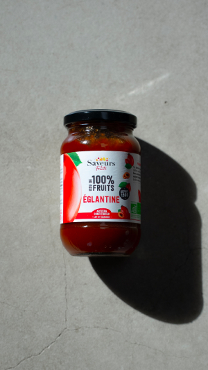 Purée Eglantine BIO - 100 % issu de fruits - 310 g - Naturgie