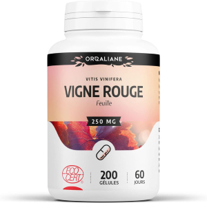 Vigne rouge - 200 GELULES 250 mg - 65 g - GPH