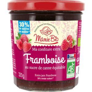 Confiture Extra Framboise - 320g - Mamie Bio