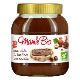Pâte à tartiner bio noisettes cacao 750g Mamie Bio