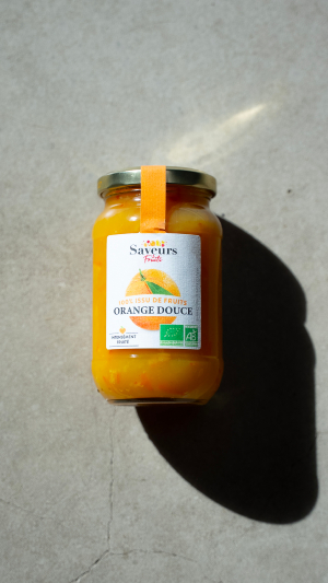 Purée Orange Douce BIO - 100 % issu de fruits - 310 g - Naturgie