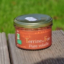 Terrine de foie de volailles BIO - 180 g