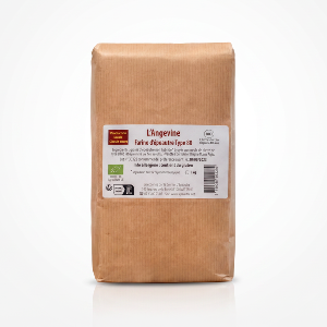 Farine d'épeautre BIO - "ANGEVINE" T80 sur meule astrié - 1 kg