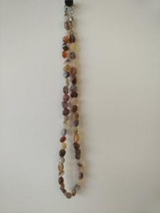 Agate - collier  44cm discount - perles irrégulières 6 mm