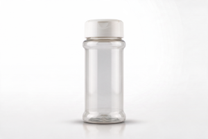 Pot distributeur VIDE avec couvercle saupoudreur - Plastique PET - 100ml