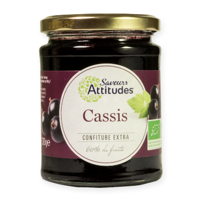 CONFITURE DE CASSIS BIO - 320 g